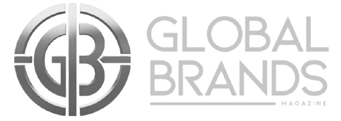 Logo of Global Brands Magazine featuring a stylized GB.