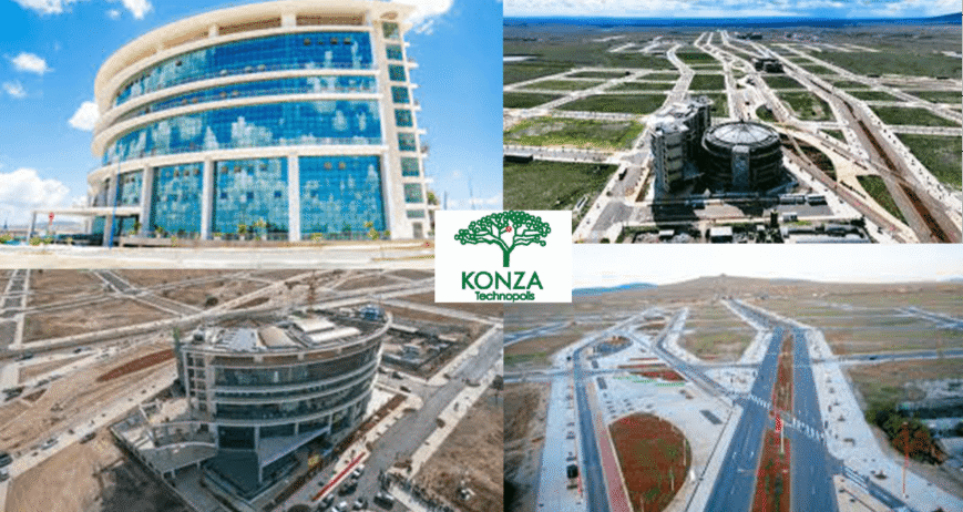 Konza Technopolis Overview Aerial view of Konza Technopolis development and infrastructure.