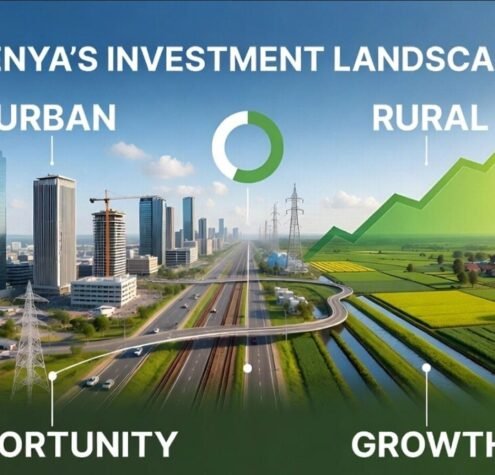 Visual representation of Kenya's urban and rural investment opportunities.